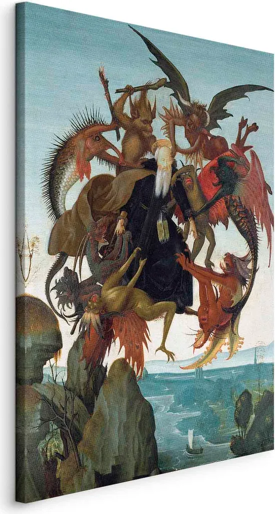 Michelangelo Il supplizio di Sant'Antonio - Tela d'Arte 40x60 cm