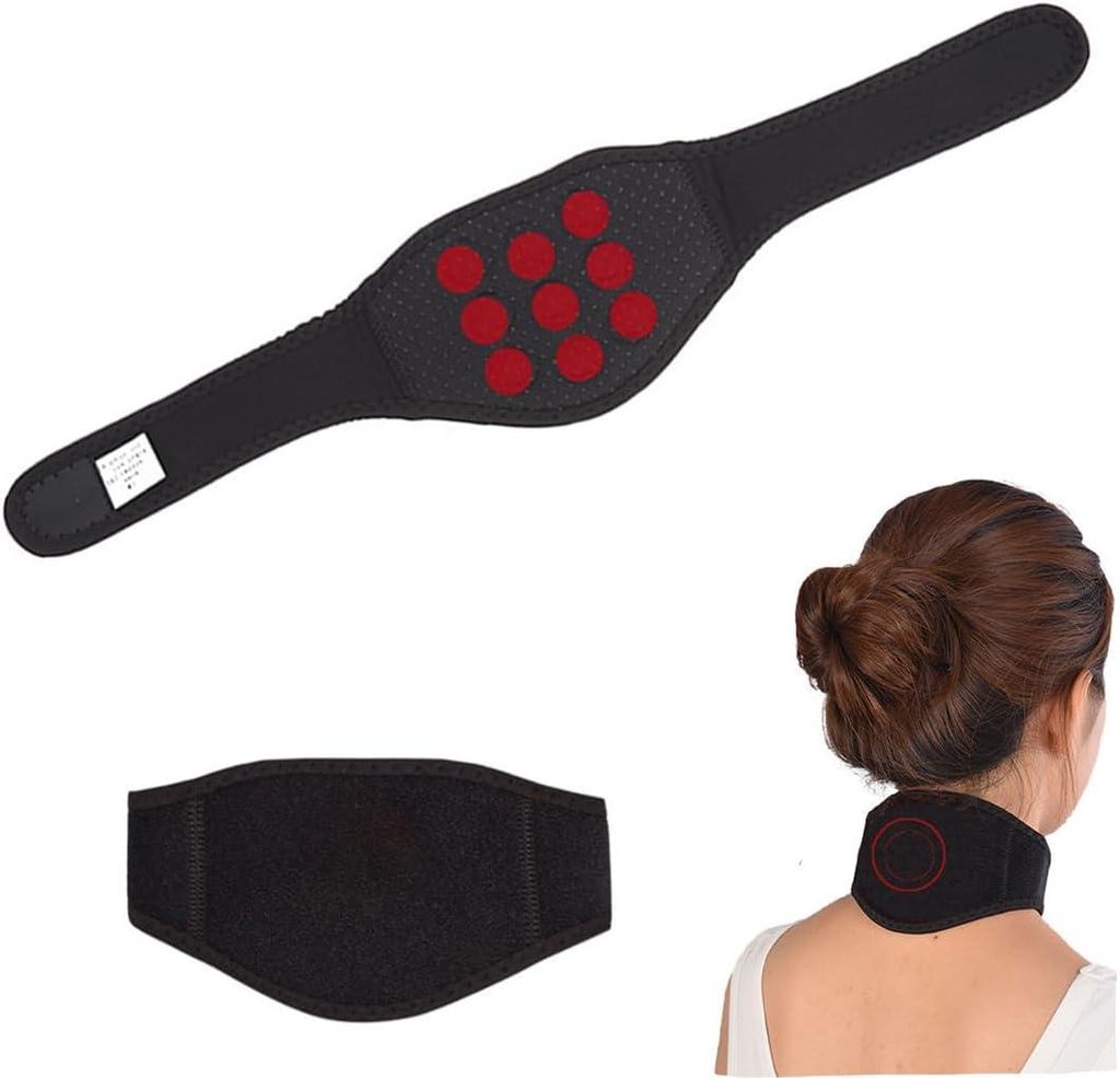 Selbsterwärmende Nackenstütze, 7 Magnete, für Entspannung Produktbild 