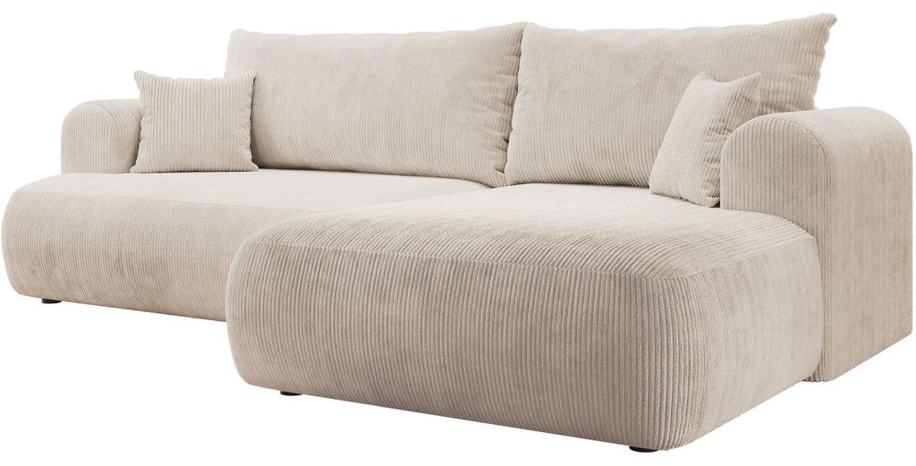 Selsey Ovo Cord – Ecksofa Schlaffunktion, Bettkasten, Produktbild 