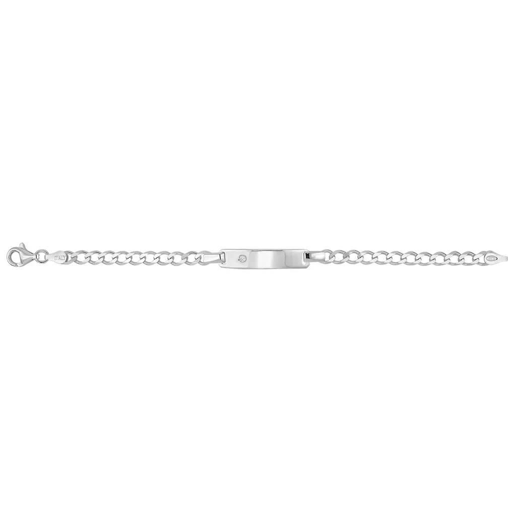 Gourmette Bébé Argent 925 Hypoallergénique - Bijou Identité Durable