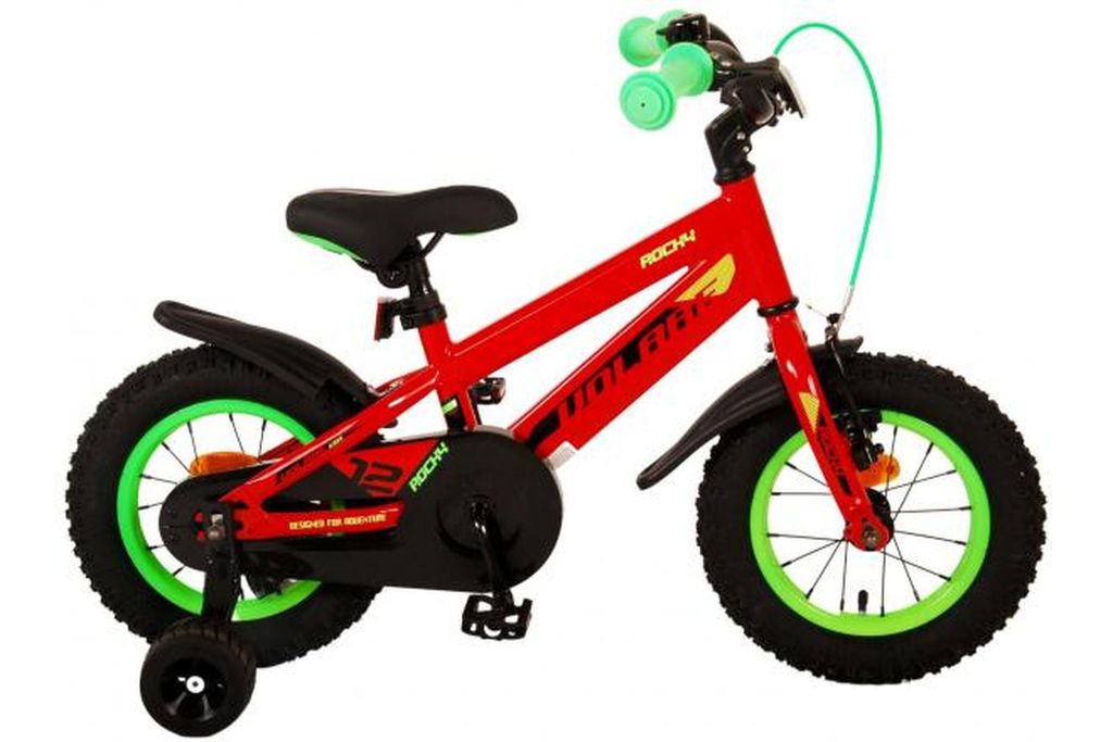 Volare Rocky Kinderfahrrad - Jungen - 12 Zoll - Rot Produktbild 