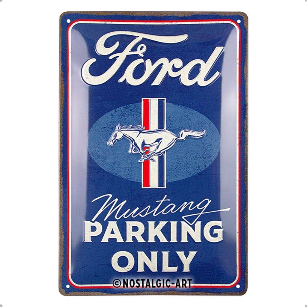 Nostalgic-Art - Plaque en métal 20 x 30cm - Ford Mustang - Image du produit 