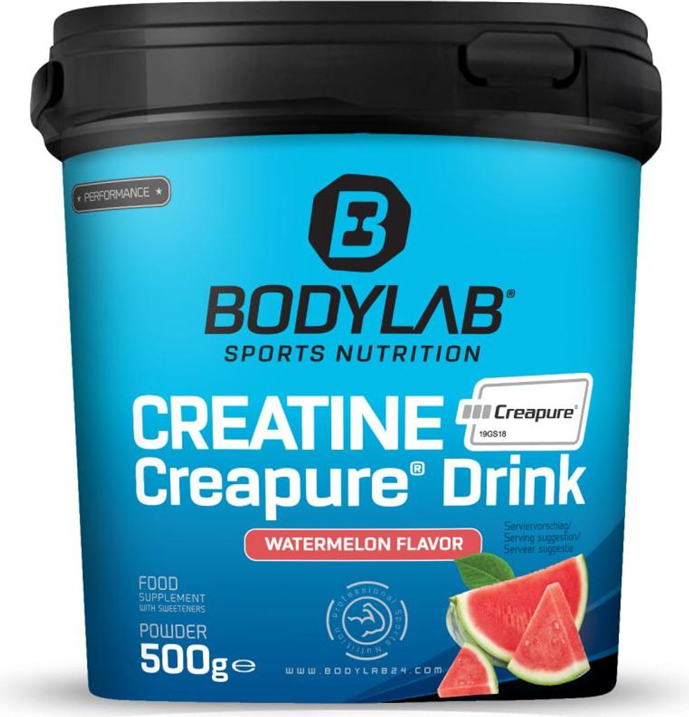 BODYLAB Creatine Creapure Drink - 500g - Watermelon Flavor