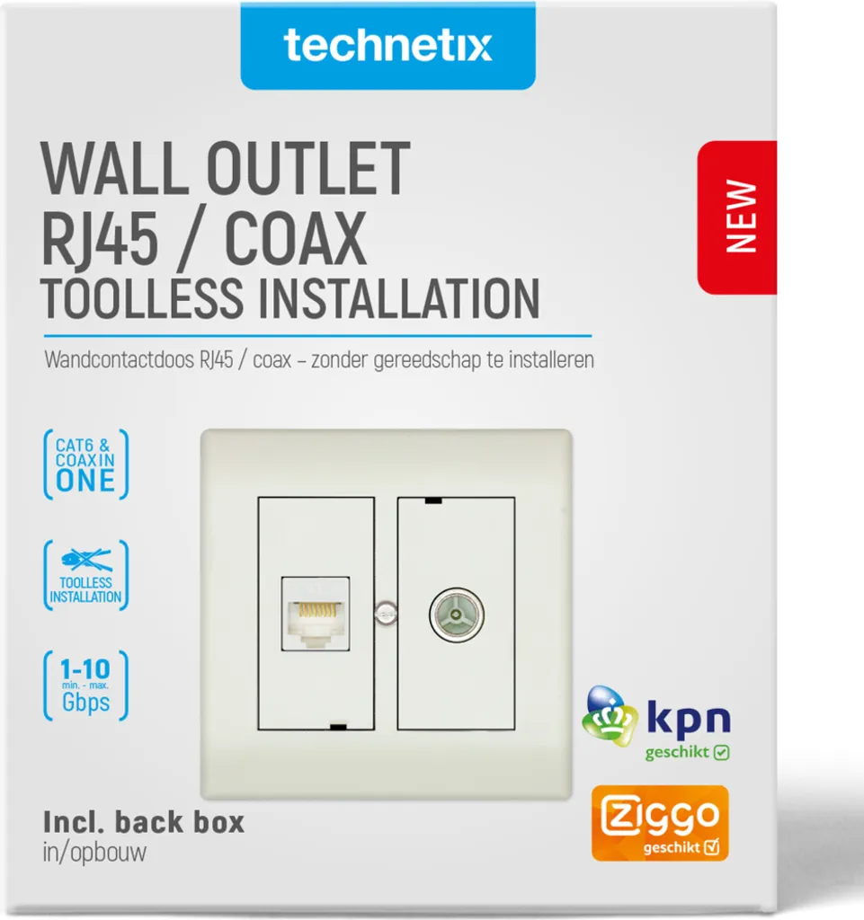 Solution Prise TV et Internet Technetix CL50 pour Rénovation Facile