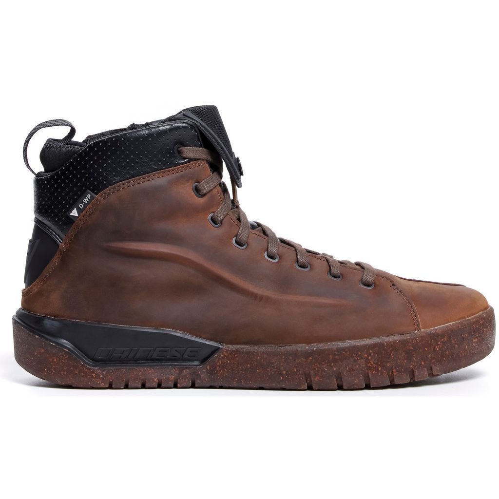 Chaussures moto Dainese Metractive D-WP Marron / Caoutchouc Image du produit 