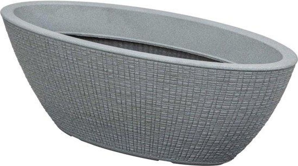 Ovale Gerecycelte Terrakotta-Planter 60 cm Buitengebruik