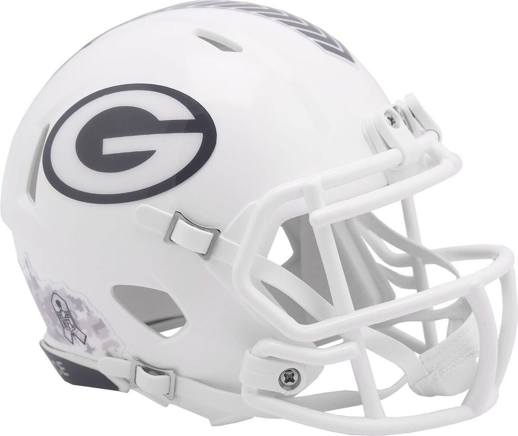 Riddell Speed Mini Football Helm SALUTE Green Bay Packers