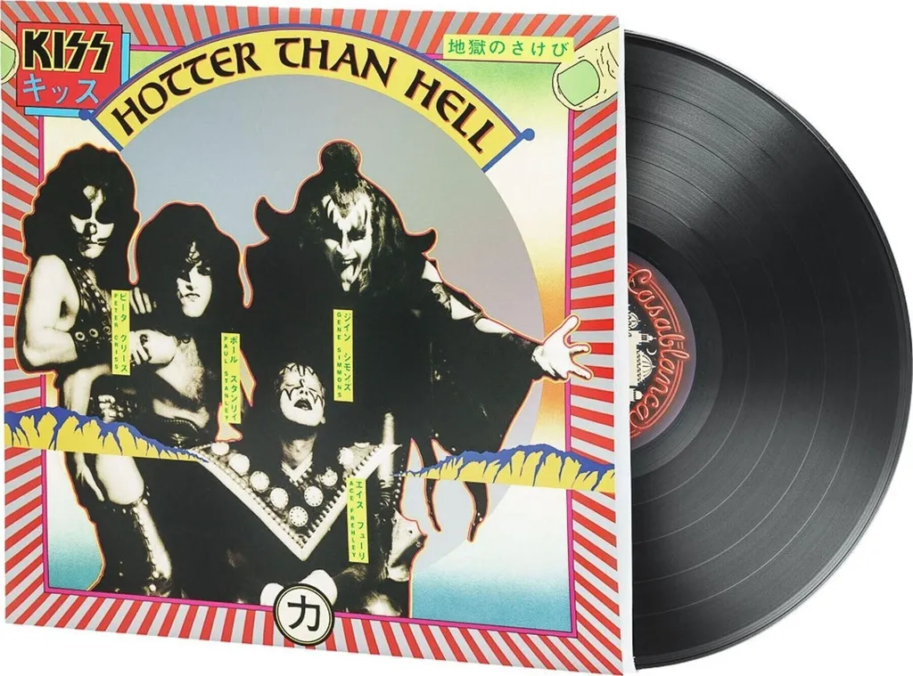 Kiss Hotter Than Hell Vinyle 180g LP - Réédition Album Rock Classique