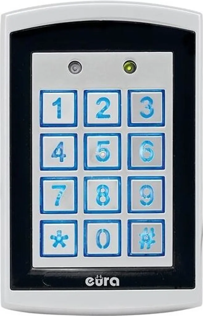Serrure électronique Eura Ac-20C7 avec clavier rétroéclairé et robuste