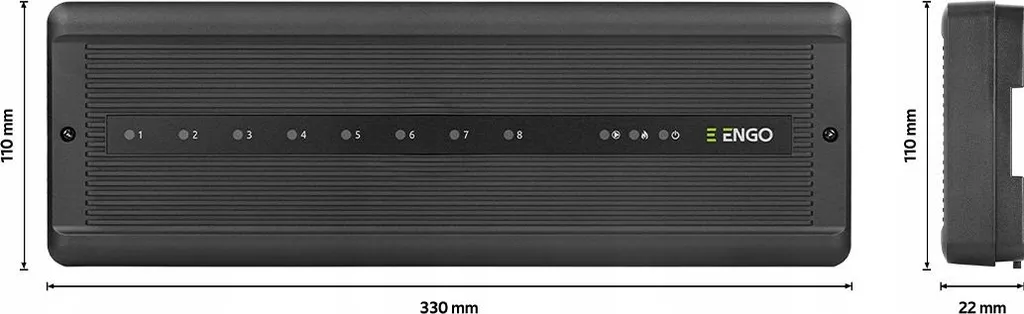 ENGO ECB08M230 Élément de Chauffage 8 Zones avec Module de Pompe Intégré - 3