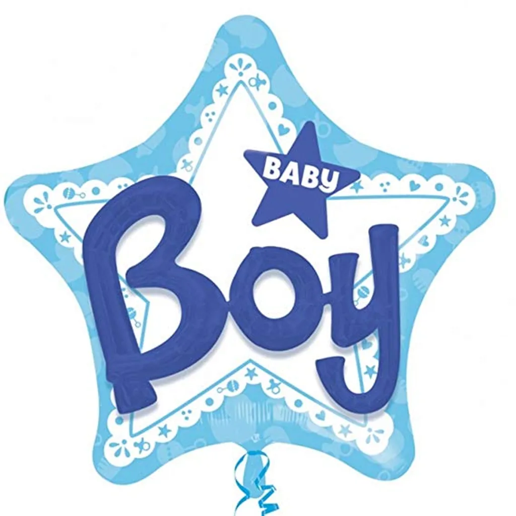 Set de Ballons Baby Boy Haute Qualité - Impression Durable et Décorative - 3