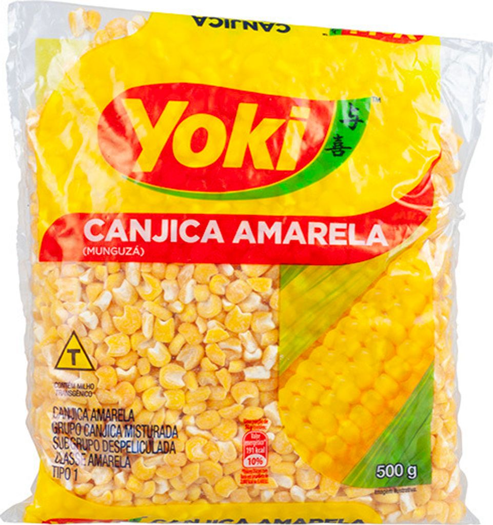 YOKI Canjica Amarela Munguza - Gelber Mais 500g aus Brasilien