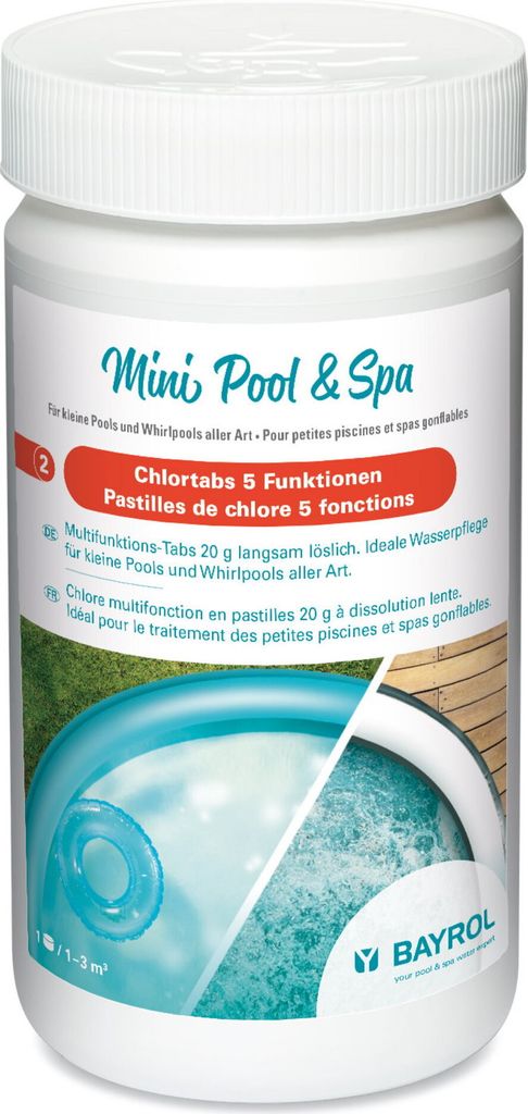 BAYROL Easy Pool & Spa Chlortabs 5 Funktionen 1,0 kg Produktbild 