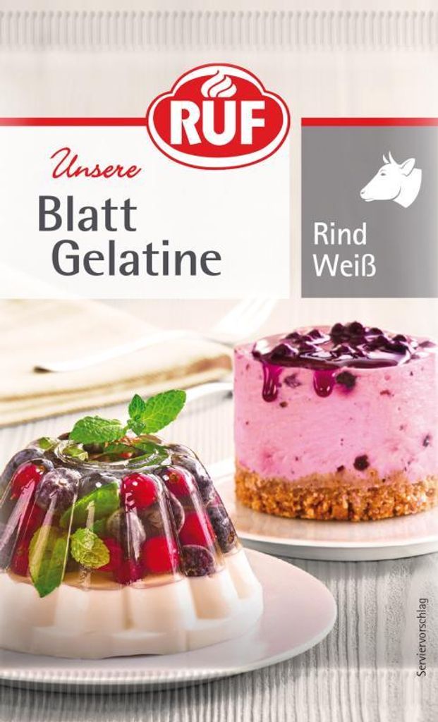 RUF Blatt Gelatine Rind Produktbild 