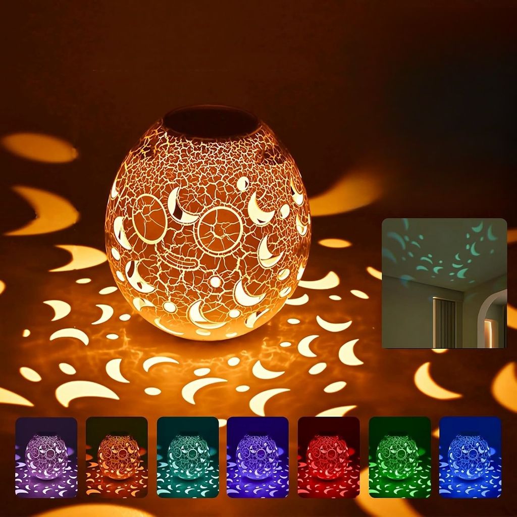 LED-Nachtlampe, Tischlampe für Home Office, RGB 16 Farben, Mehrere Beleuchtungsmodi Schreibtischlampen, Geeignet für verschiedene Feste, Ostern (...