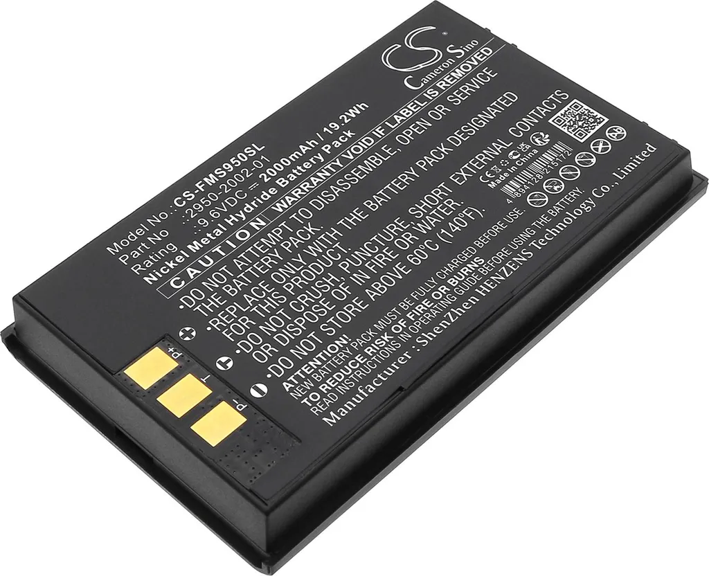 TECHTEK Batteria compatibile con [Fluke] 6682252, 8092 01, 8262 41, OmniRemote 2, OmniScanner 2, OptiView OPV, OPV52-BP sostituisce 2950-2002-01, per