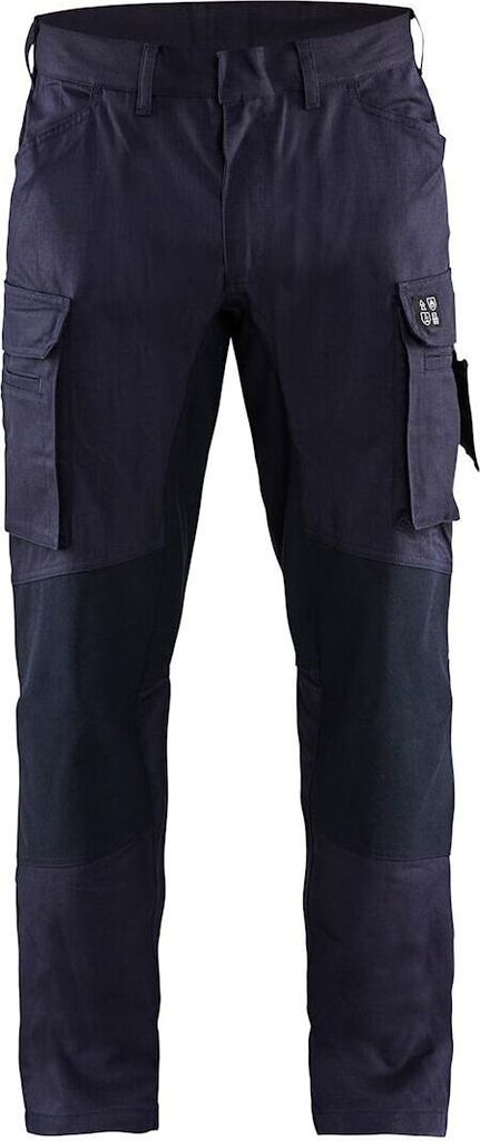 Blakläder Flammschutz Bundhose inhärent mit Stretch 1486 1512 in marineblau, Größe:D124 (D31)