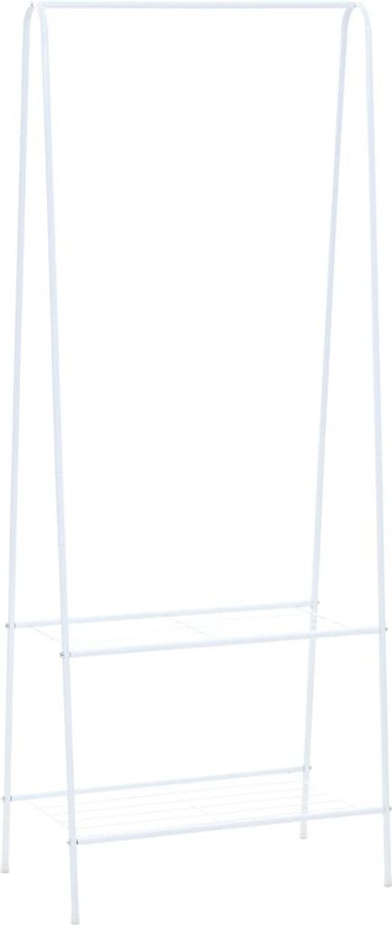 (Angebot 2026)Kleiderständer 59 x 35 x 150 cm Weiß GermanyMöbel 70776 - Garderobenständer