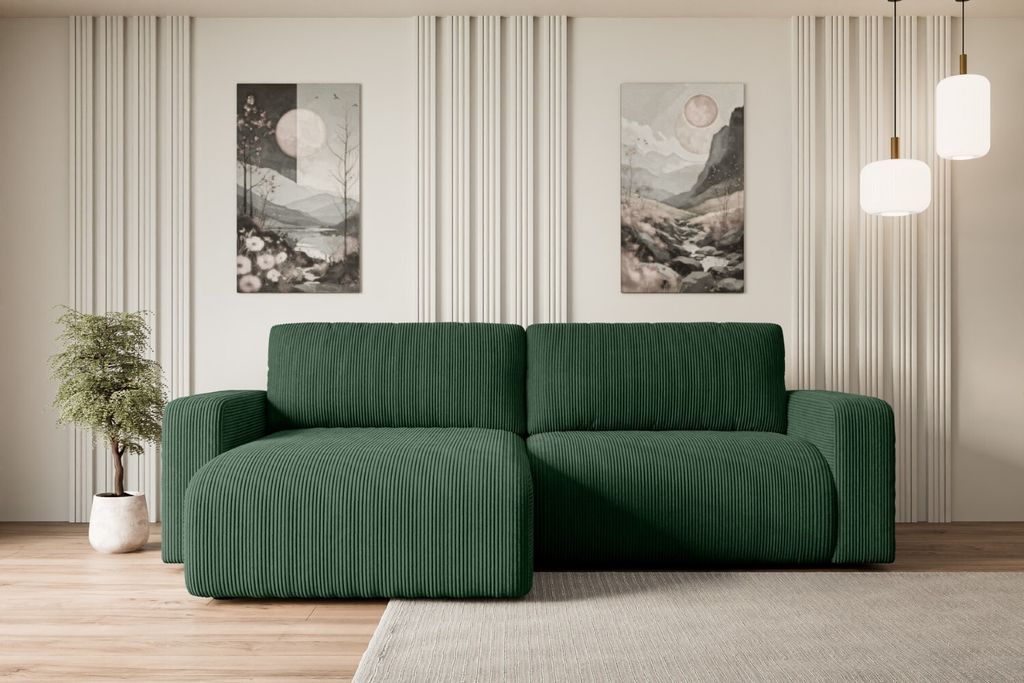 ALTDECOR Ecksofa mit Schlaffunktion und Bettkasten Corner Produktbild 