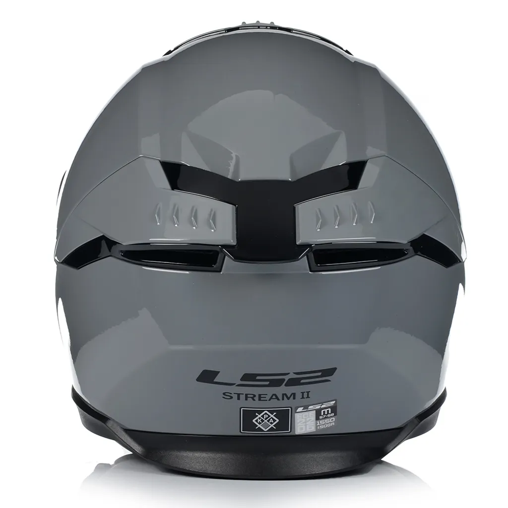 Casque Intégral LS2 FF808 STREAM II Solid Gris Nardo Brillant Taille M - 5