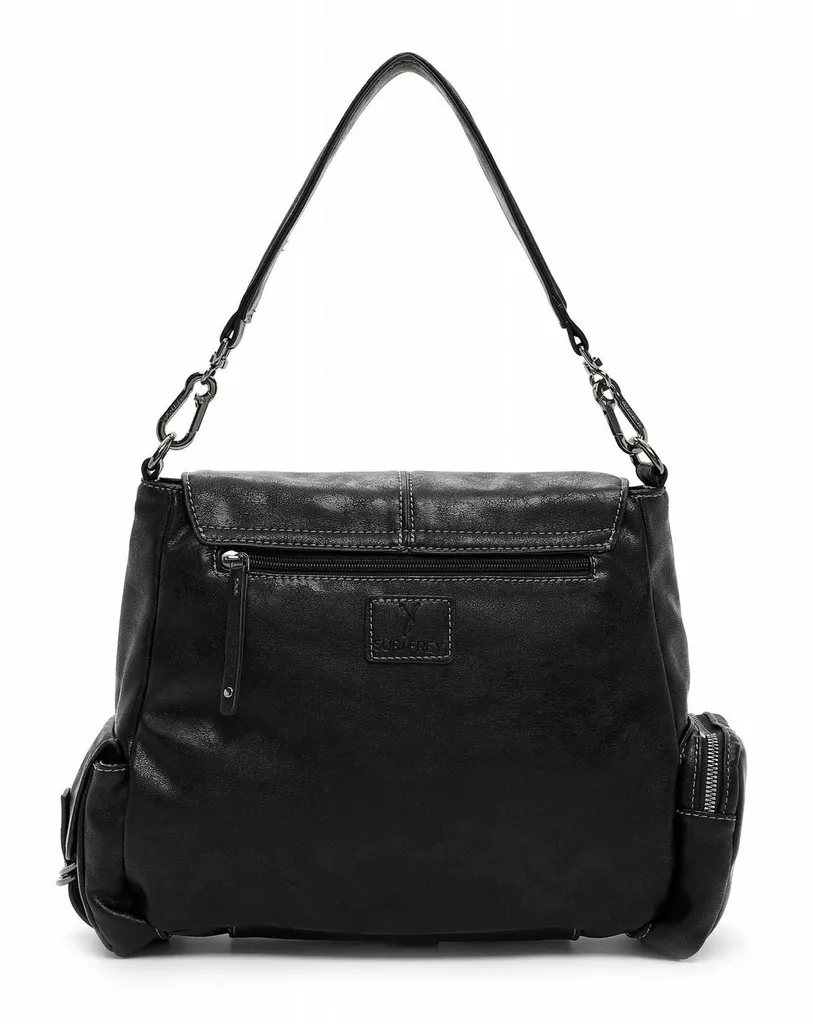 SURI FREY Lissy Sac à épaule noir - Texture douce et grand compartiment