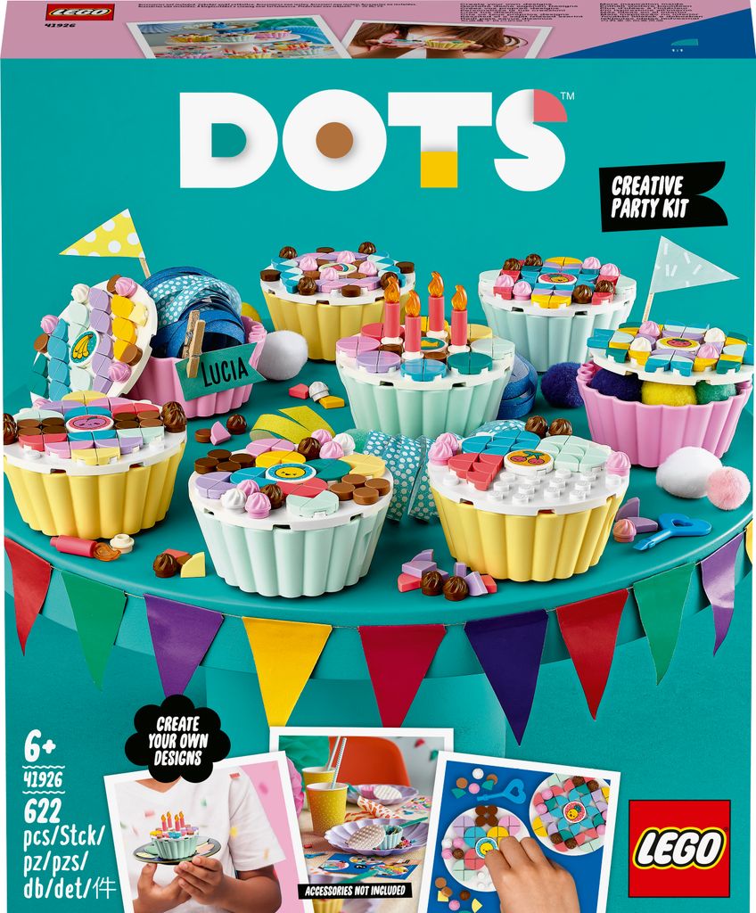 LEGO DOTS 41926 Zestaw na przyjęcie z babeczkami (41926) Zdjęcie produktu 