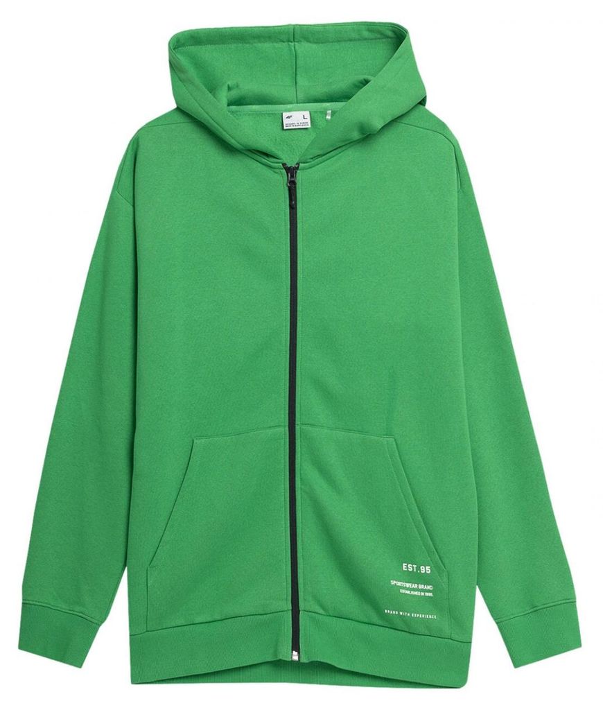4F - "4FSS23TSWSM236" Hoodie mit durchgehendem Reißverschluss für Herren PP4813 (S) (Grün)