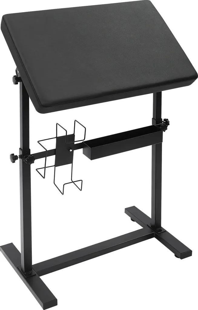Support de bras pour tatoueur professionnel en PU noir et fer stable