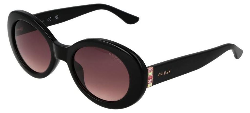 Guess lunettes de soleil en plastique noir GU7904 5101T Image du produit 