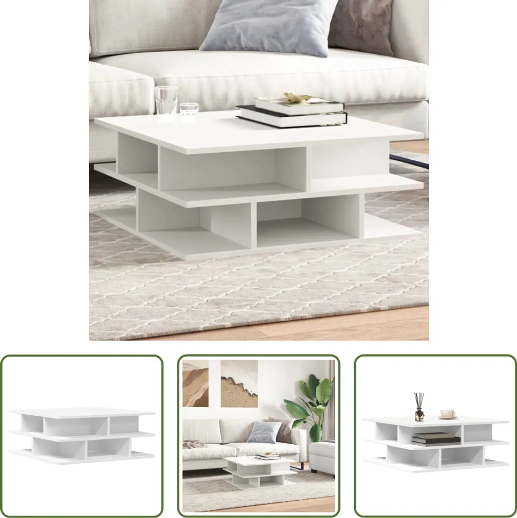 Analisi Tecnica Tavolino Bianco 70x70x29 cm: Solidità Ingegnerizzata