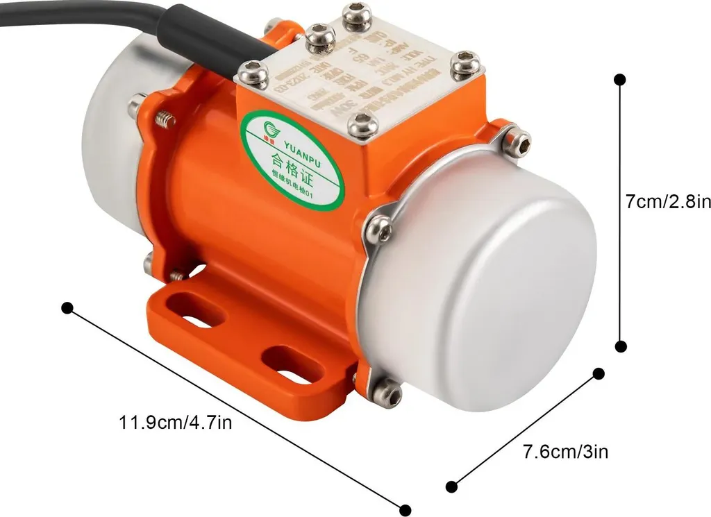 Moteur vibrant brushless 30W réglable 0-4000 tr/min haute précision