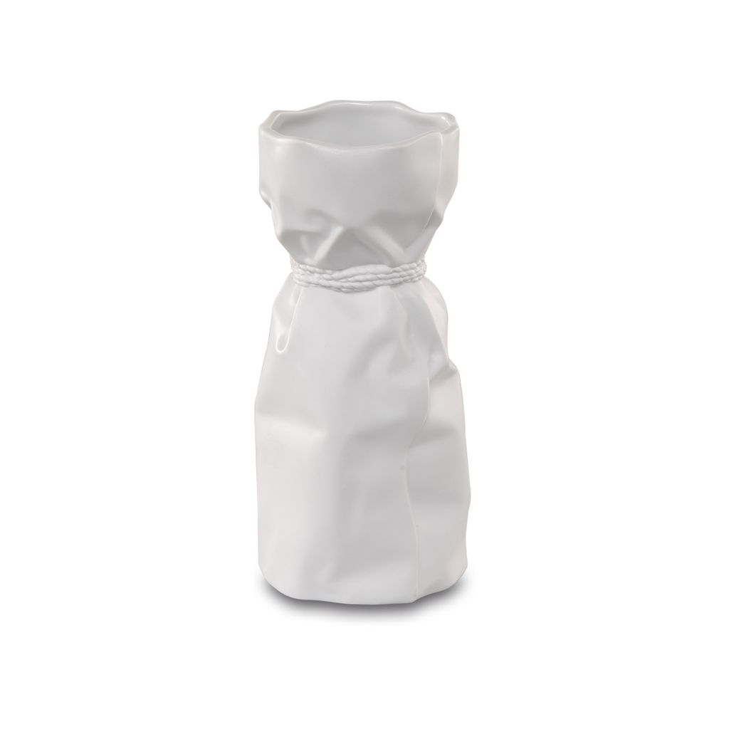 Goebel Papyrus weiße Vase 16 cm