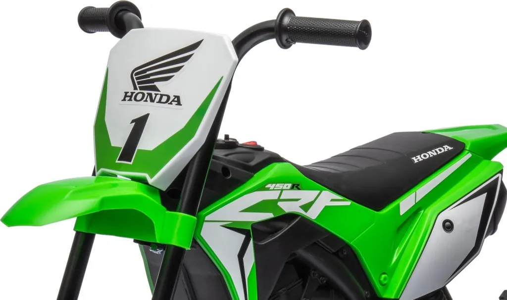Moto Électrique Milly Mally Honda CRF 450R Batterie 6V Verte