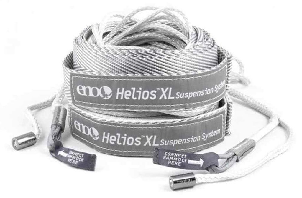 ENO Helios XL Ultralight Hammock Straps Grey Montagematerial