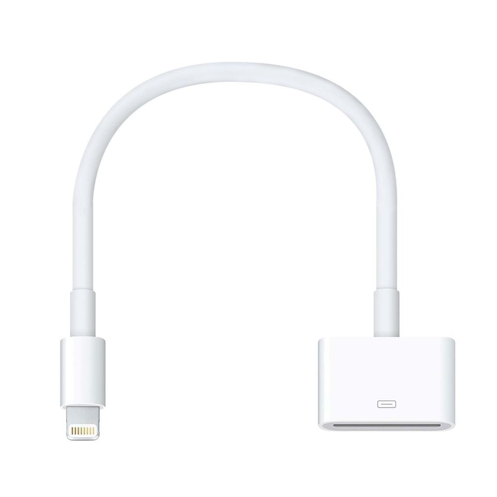 iPhone iPod Dock AUX Audio Adapter Kabel USB & 3,5mm Klinke Weiß 