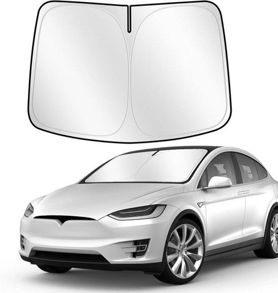 Famanu Sonnenschutz für Auto-Vorhang - UV-Schutz, faltbar - 132x92 cm