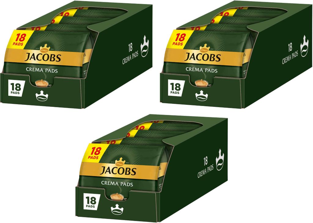 JACOBS Pads Crema Classic 270 Getränke - 15x18 Kaffeepads Produktbild 1