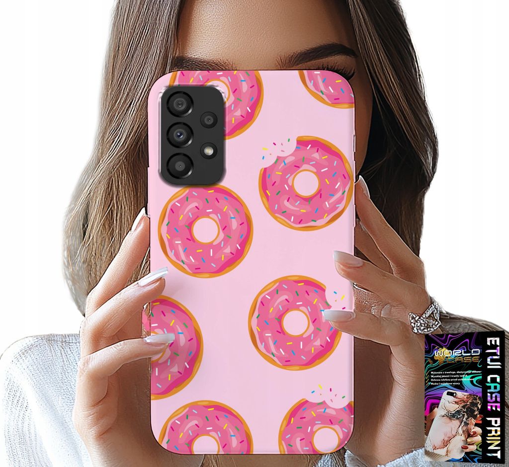 Etui Für Samsung Galaxy A23 5G - Design Mit Zuckerüberzogenen Donuts