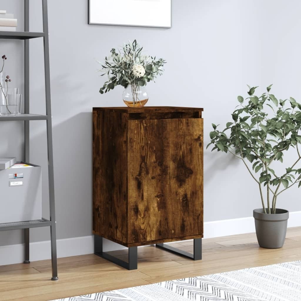 Maison Exclusive - Sideboard Räuchereiche 40x35x70 cm Holzwerkstoff