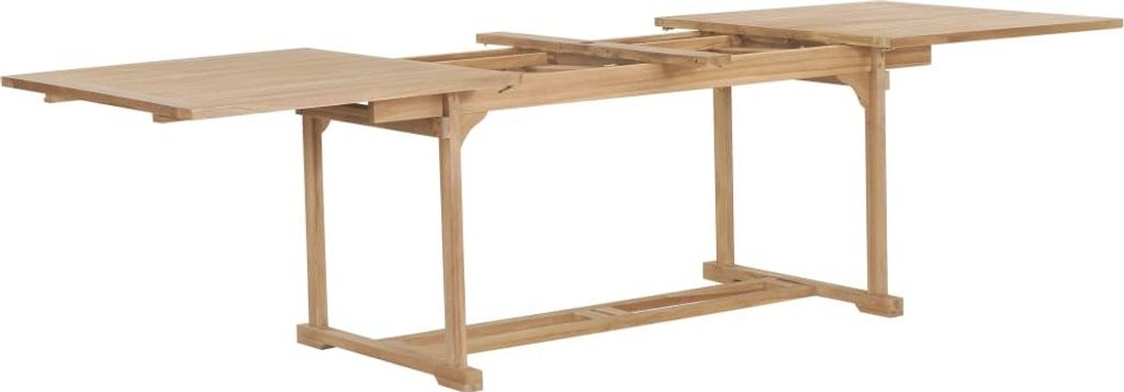 vidaXL Rozkładany stół ogrodowy 180-280x100x75 cm z litego Zdjęcie produktu 