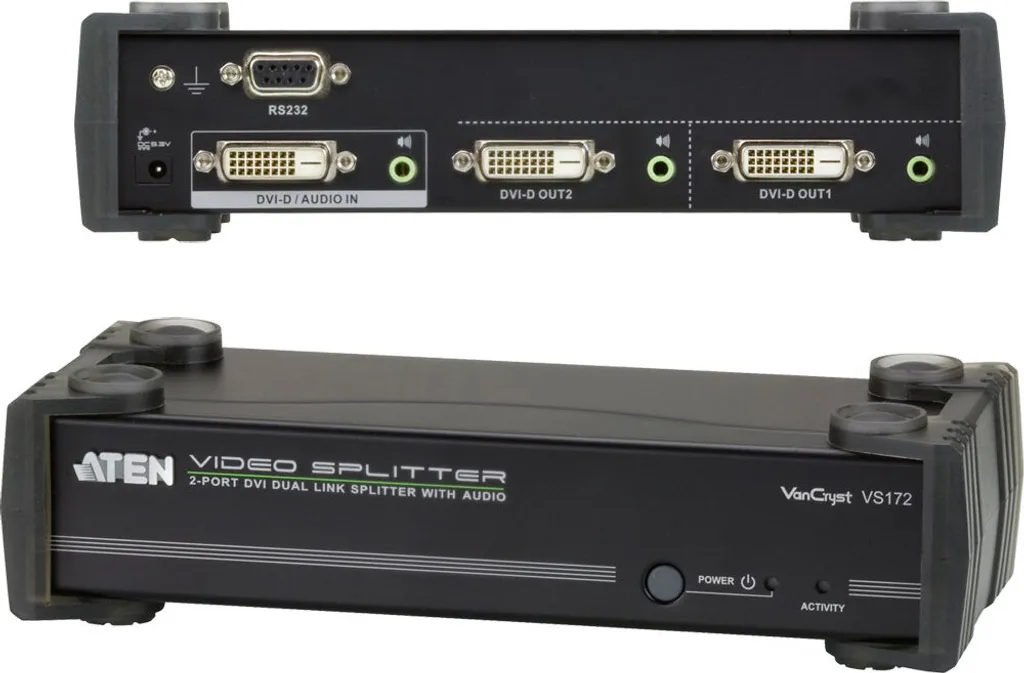 Aten VS172 Solution Affichage Double Écran DVI pour Bureautique et Son
