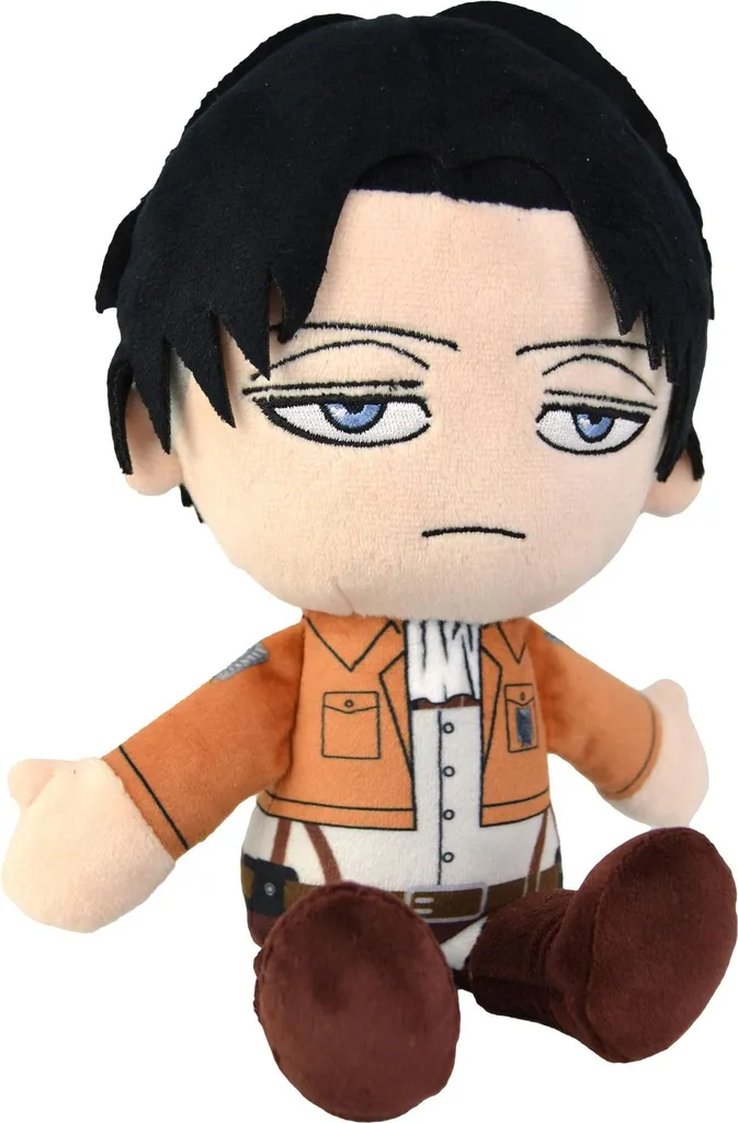 Attaque des Titans Peluche Levi Cuteforme 29 cm SNK Officielle Manga