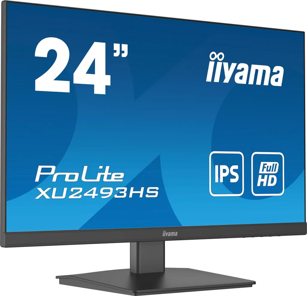 Écran de bureau 24 pouces Iiyama XU2493HS-B5 pour Télétravail et Home Office - 2