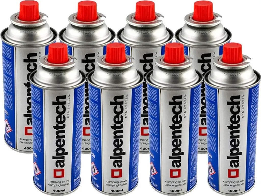 Recharge Gaz Butane 250g Anti-Panne pour Réchaud et Jardinage - Pack 8