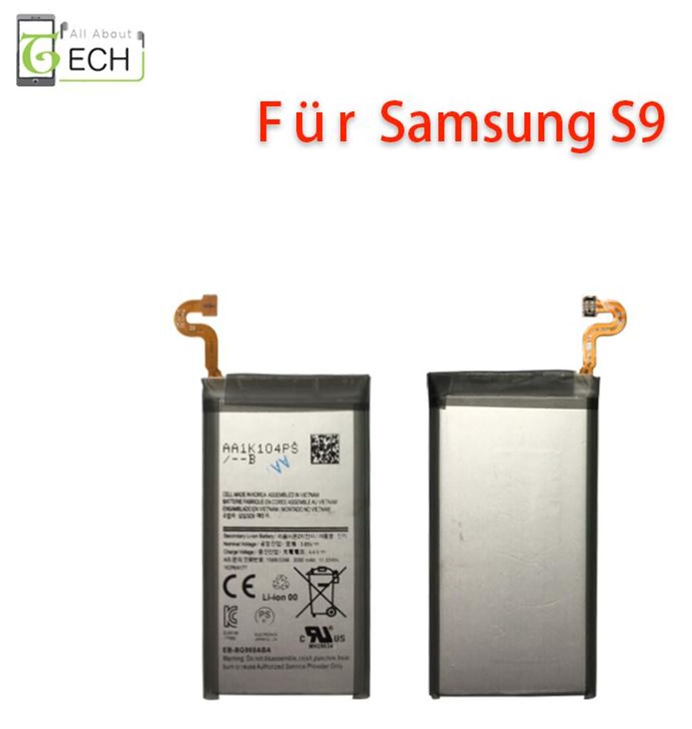 Ersatz Akku für Samsung Galaxy S9 EB-BG973ABU Batterie  Produktbild 