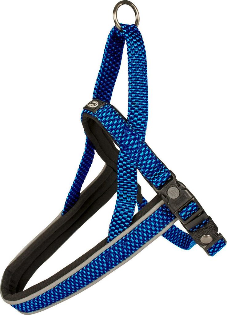 Duvo+ East Geschirr Nylon blau, Größe: XXL