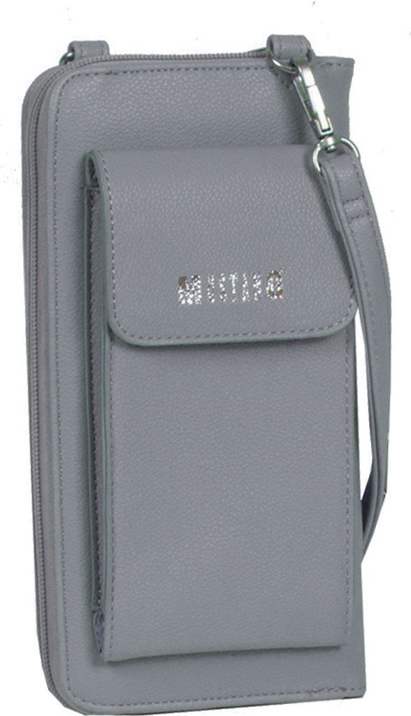 MUSTANG Umhängetasche Handytasche Virginia Phone Wallet Bag Grey grau