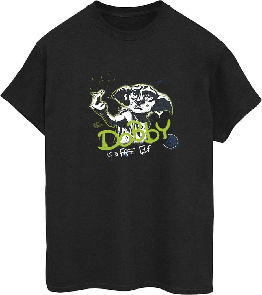 Harry Potter - "A Free Elf" T-Shirt für Damen BI27799 (M) (Schwarz)