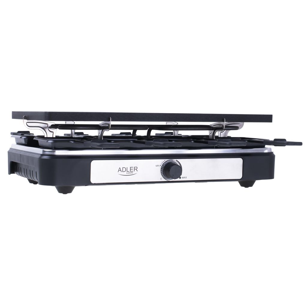 ADLER ELEKTRICKÝ GRIL 4 v 1 Raclette 1400W 8 osôb Obrázok produktu 5