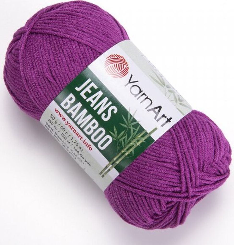 Yarn Art Jeans Bamboo 117 Dark Pink Strickgarn Produktbild 